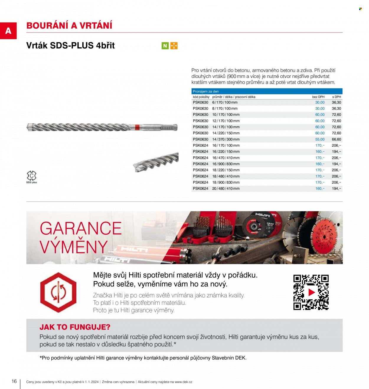 Leták DEK. Strana 18