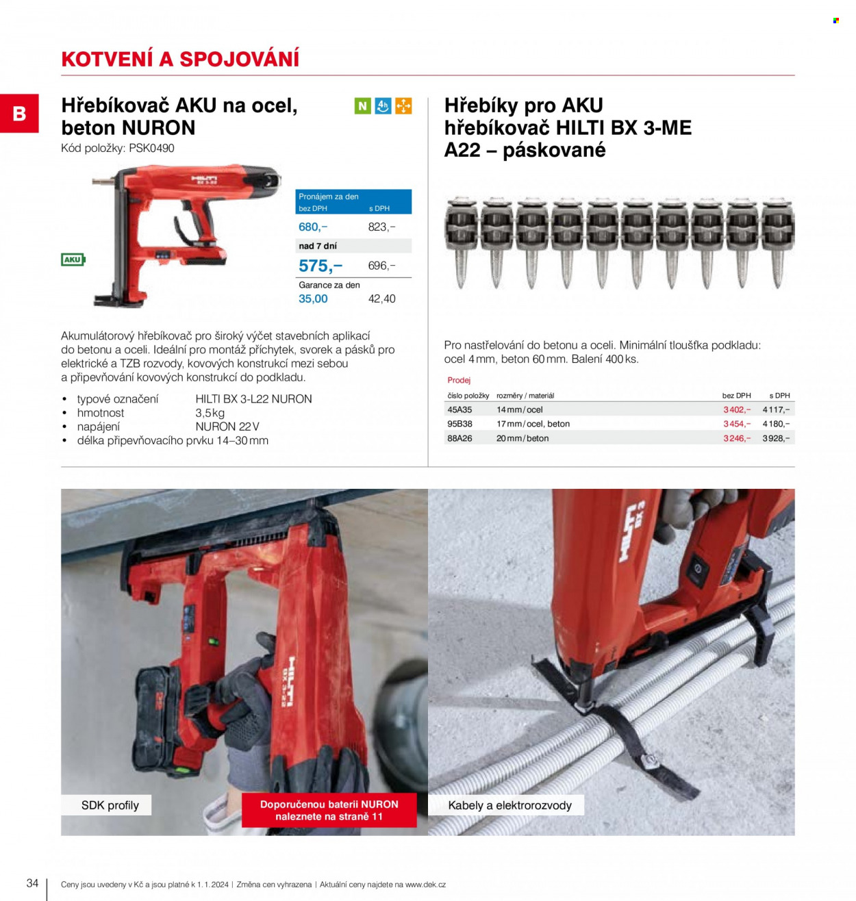 Leták DEK. Strana 36