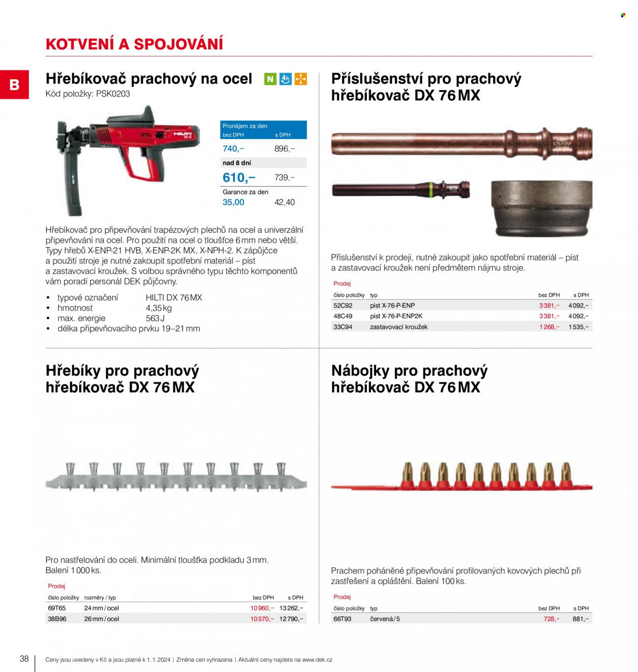 Leták DEK. Strana 40