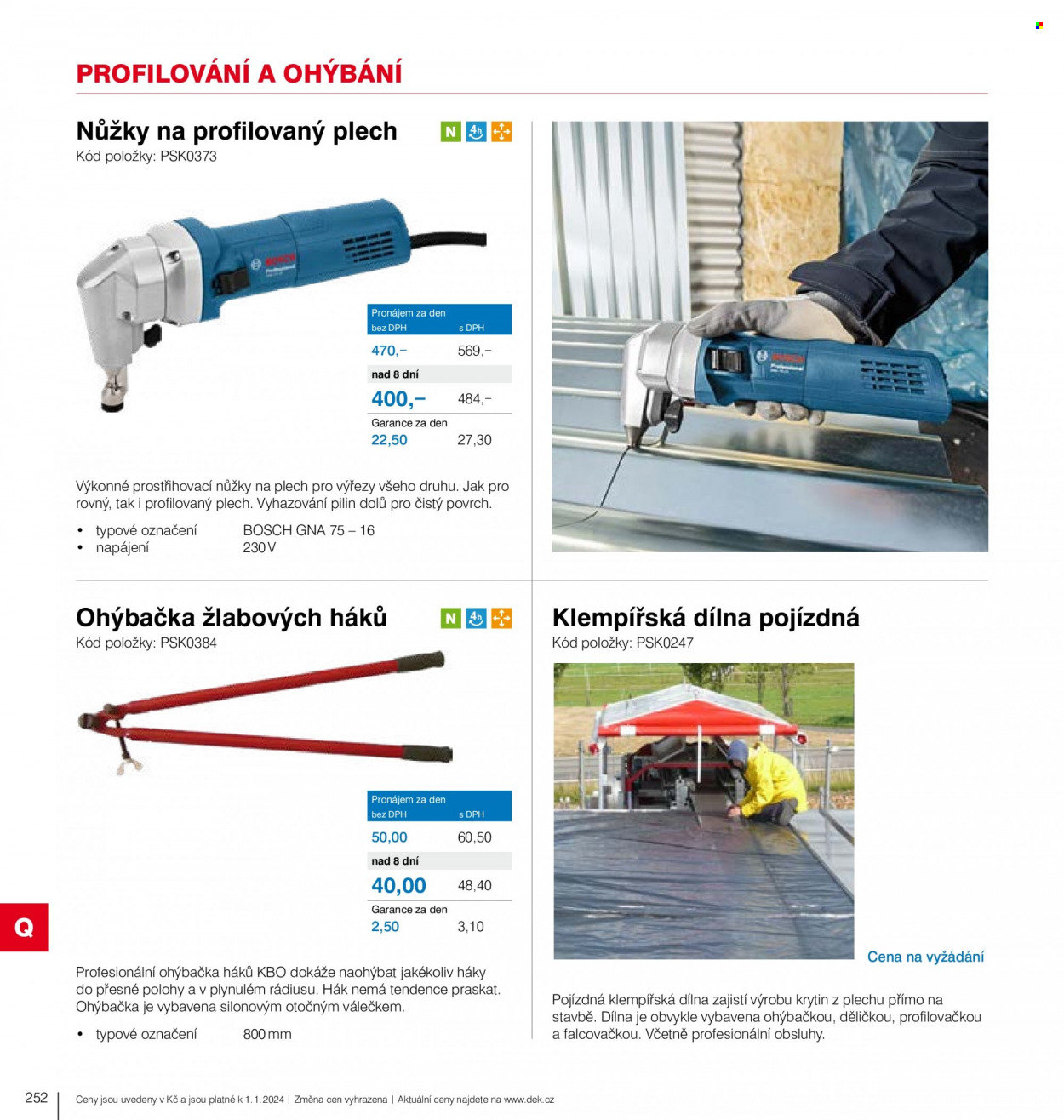 Leták DEK. Strana 254