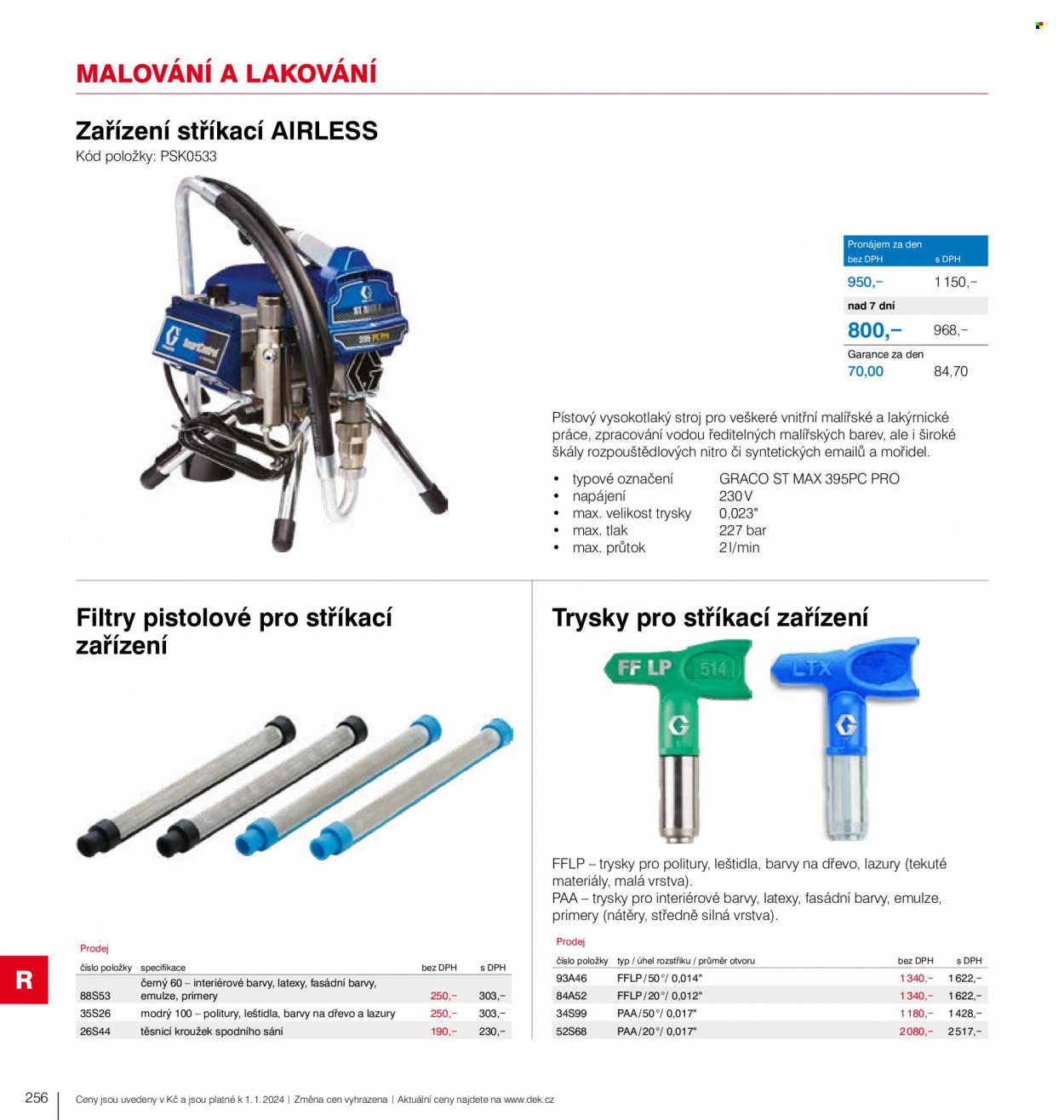 Leták DEK. Strana 258
