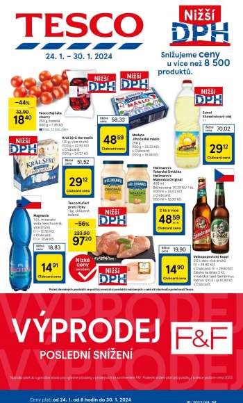 Leták TESCO - 24.1.2024 - 30.1.2024.