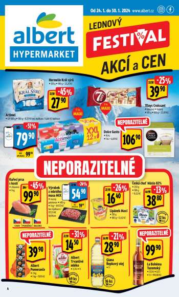 Leták Albert Hypermarket - 24.1.2024 - 30.1.2024.