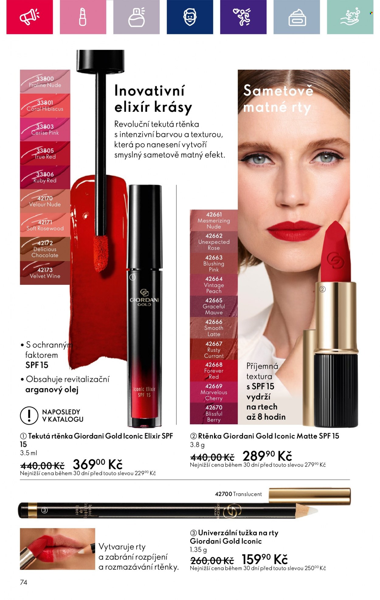 Leták ORIFLAME - 23.1.2024 - 12.2.2024. Strana 74