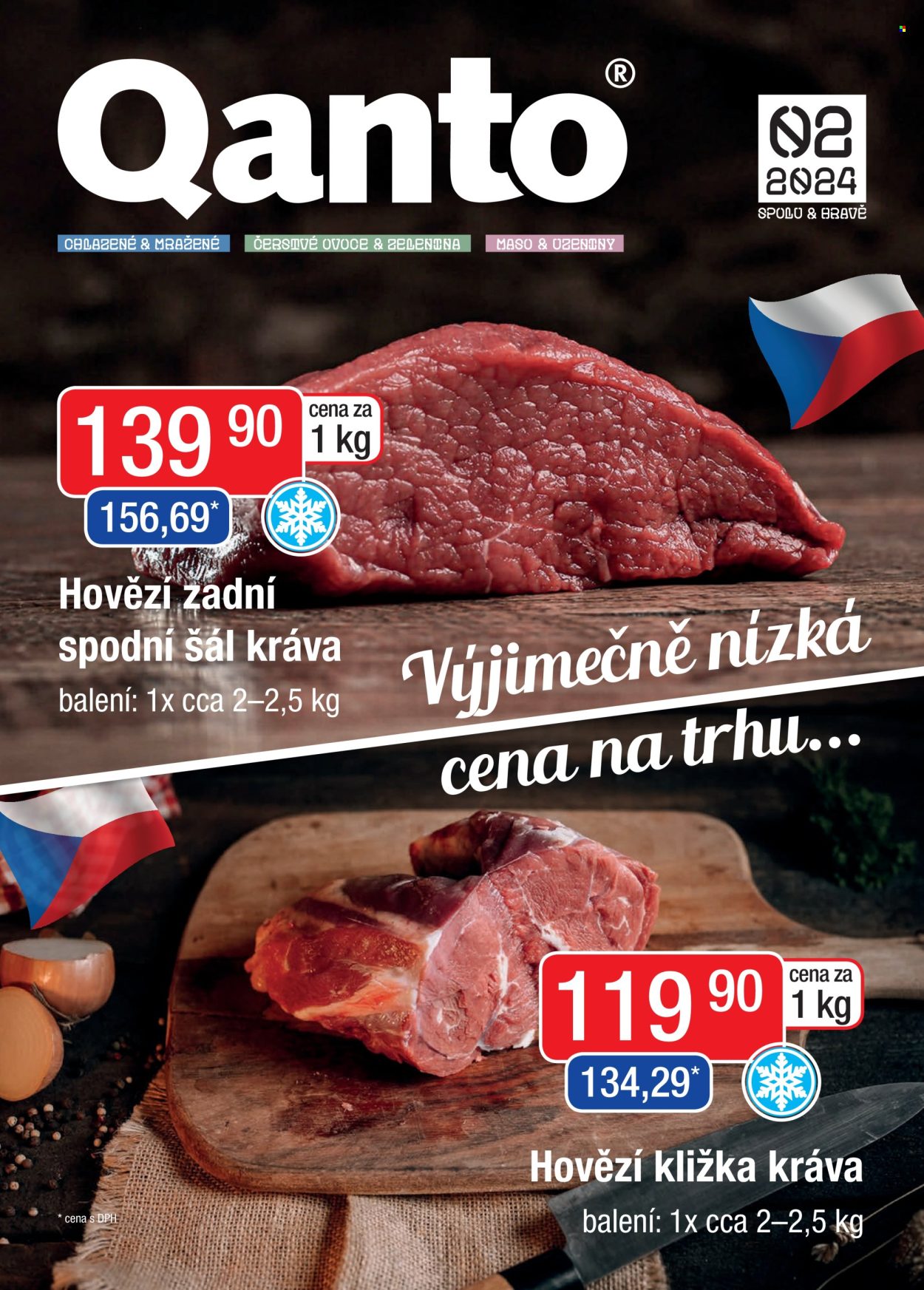 Leták Astur & Qanto velkoobchod - 1.2.2024 - 29.2.2024. Strana 1