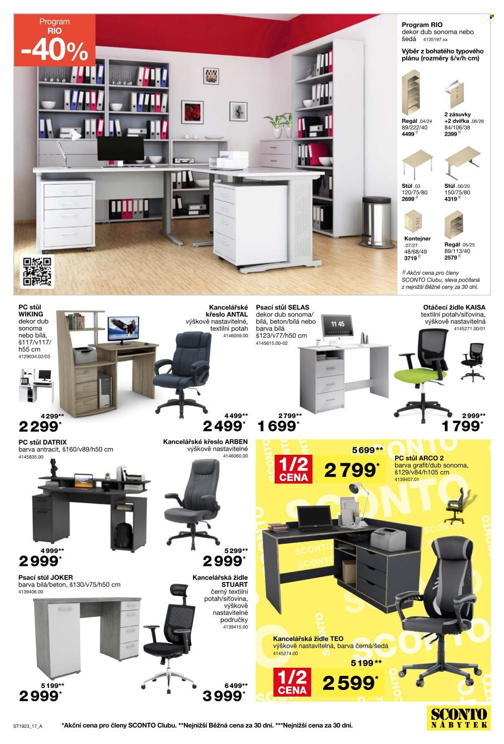 Leták SCONTO NÁBYTEK - 24.1.2024 - 20.2.2024. Strana 17