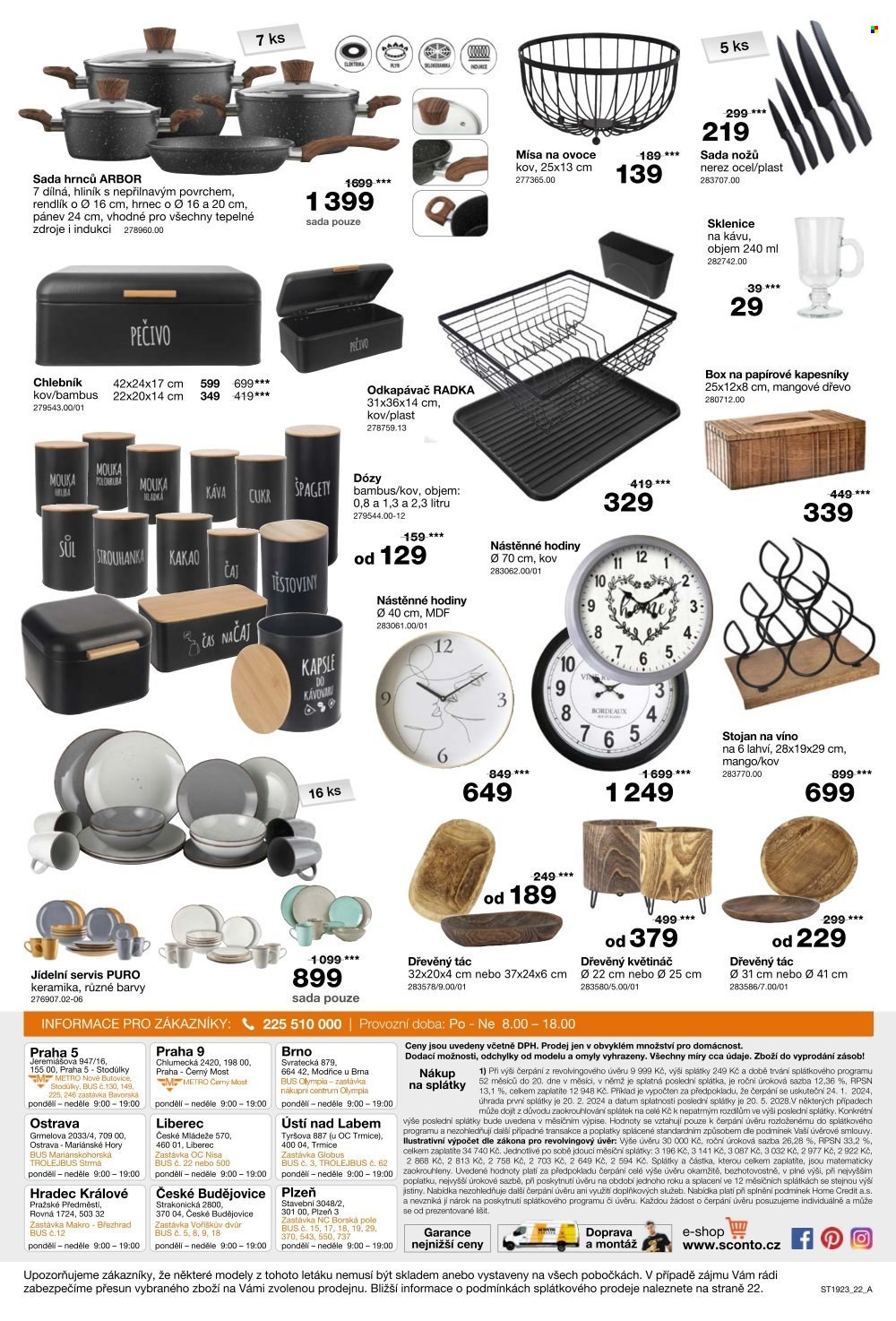 Leták SCONTO NÁBYTEK - 24.1.2024 - 20.2.2024. Strana 22