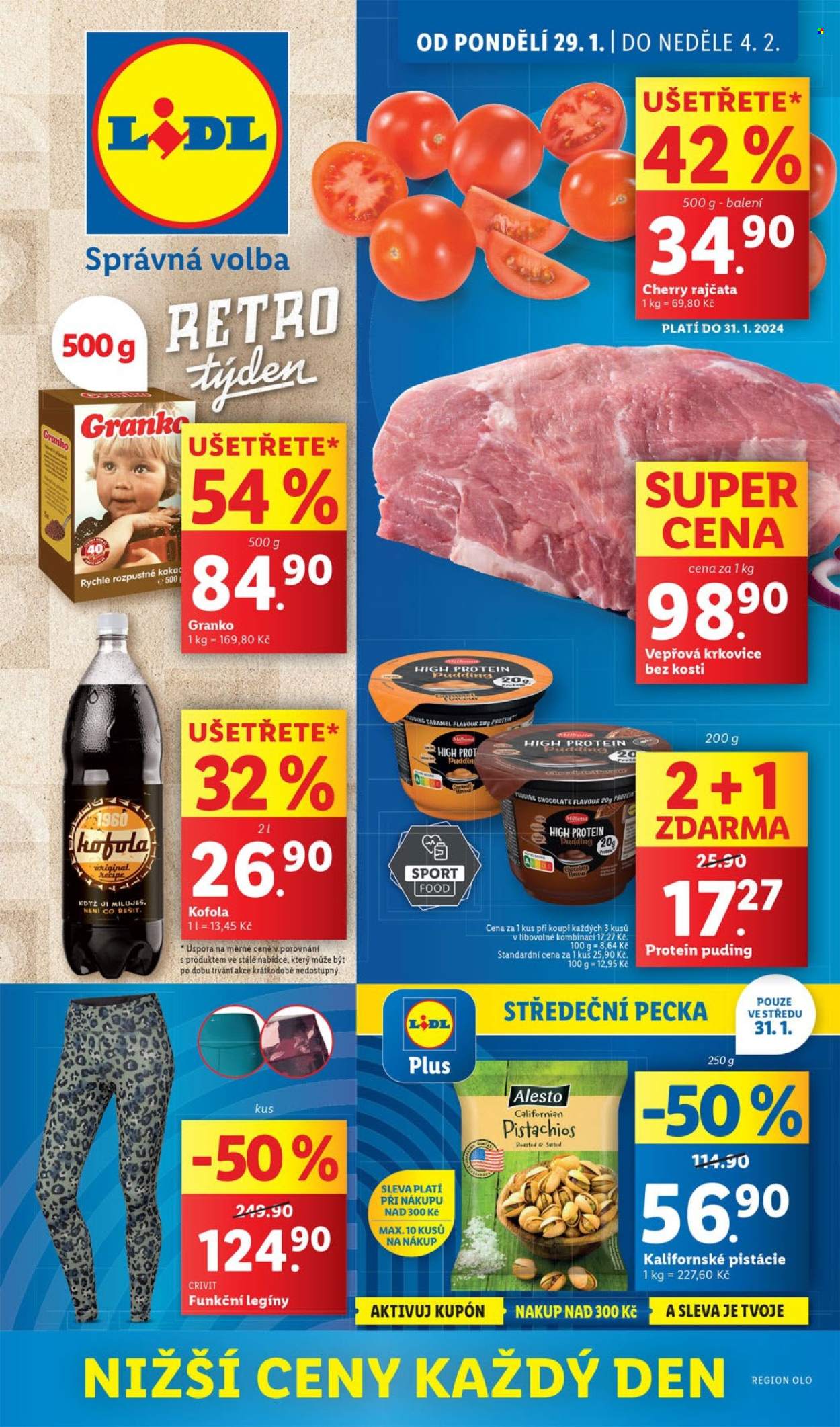 Leták Lidl - 29.1.2024 - 4.2.2024. Strana 1