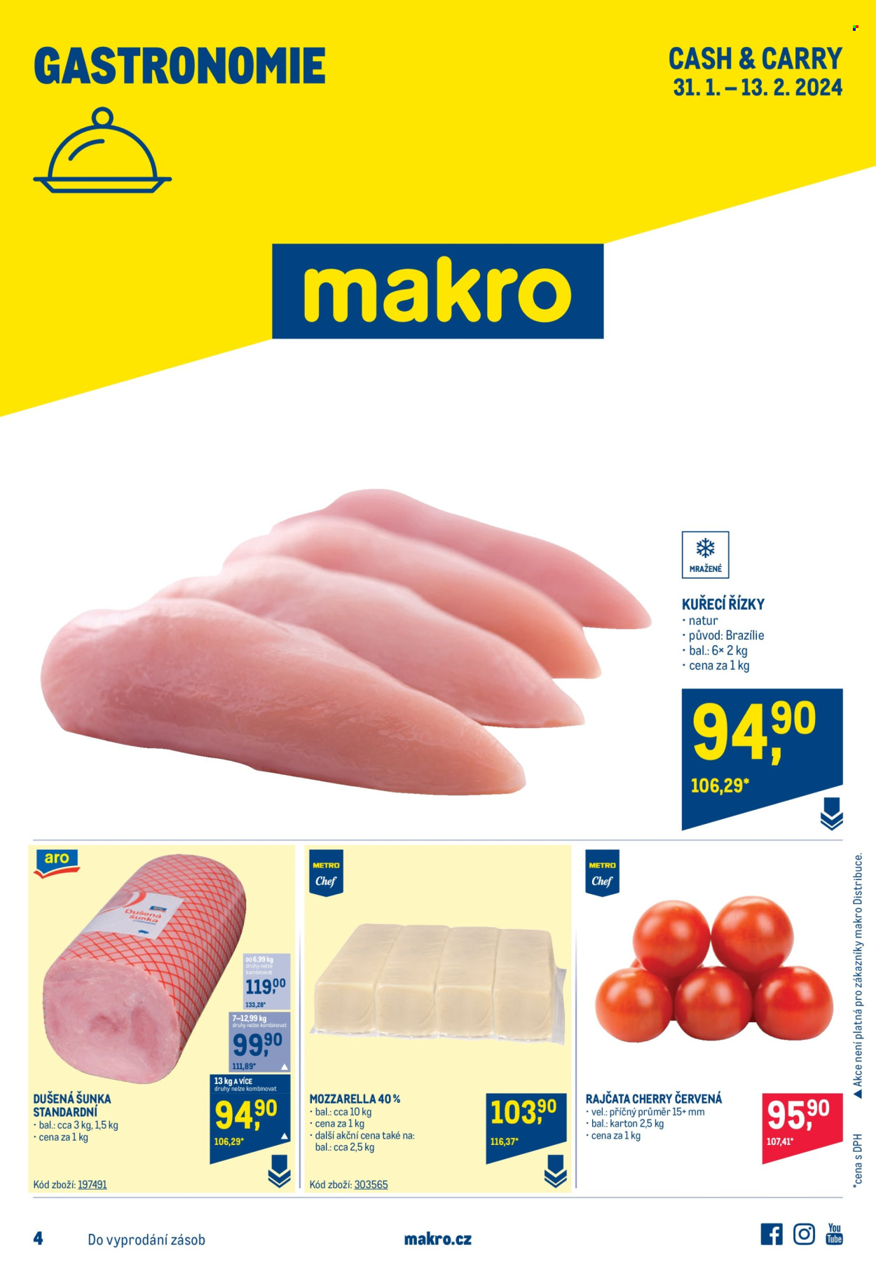 Leták MAKRO - 31.1.2024 - 13.2.2024. Strana 1