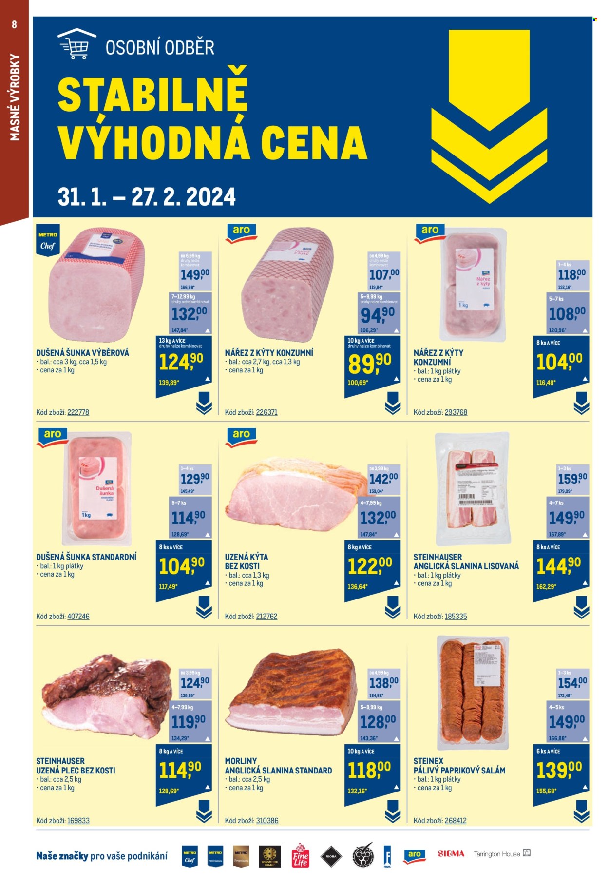 Leták MAKRO - 31.1.2024 - 13.2.2024. Strana 8