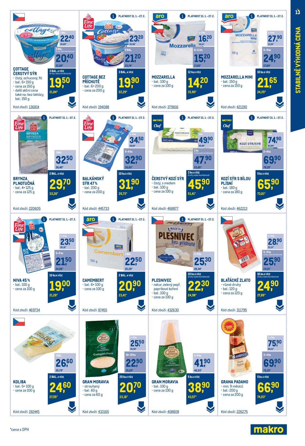 Leták MAKRO - 31.1.2024 - 26.3.2024. Strana 13
