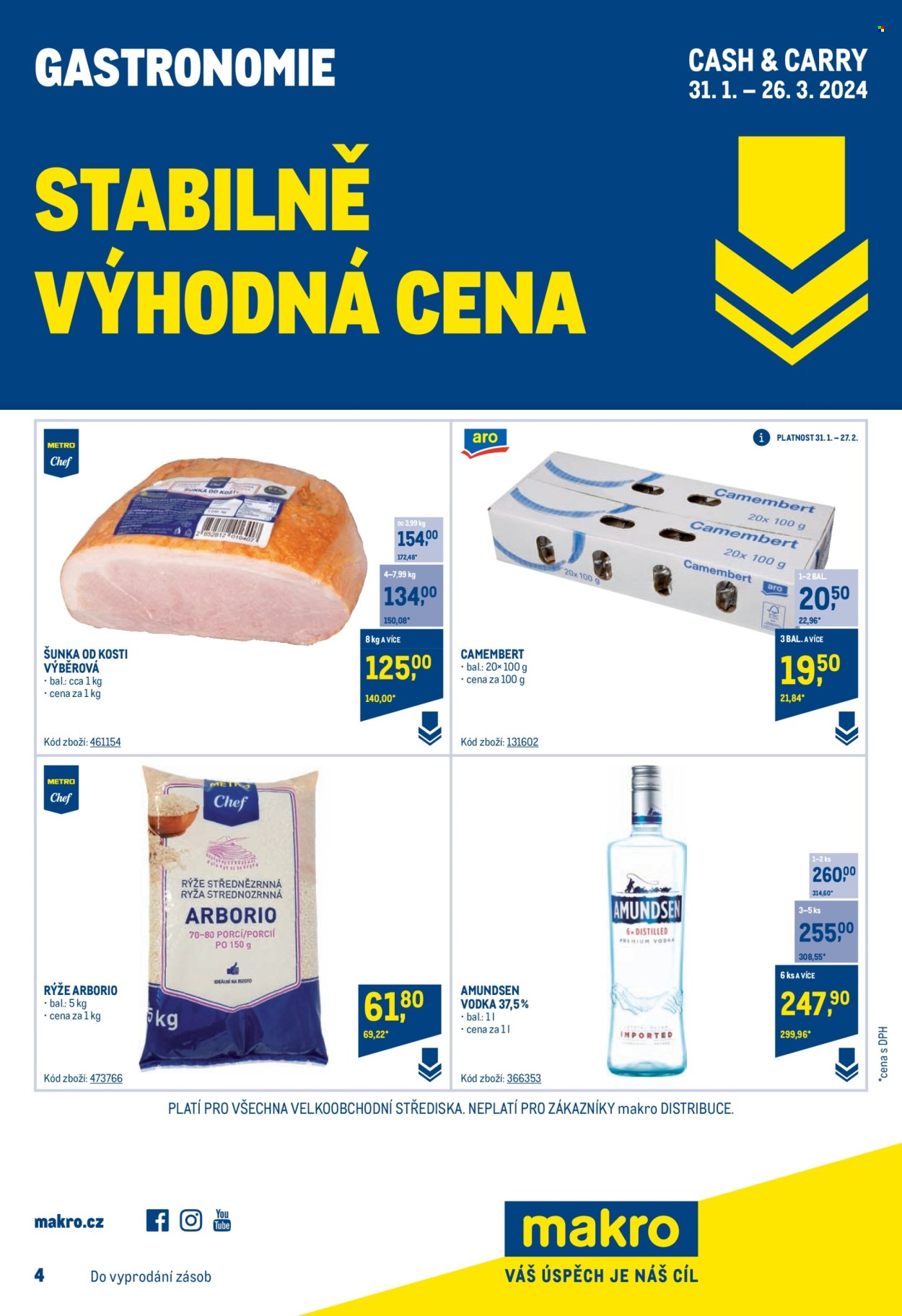 Leták MAKRO - 31.1.2024 - 26.3.2024. Strana 1