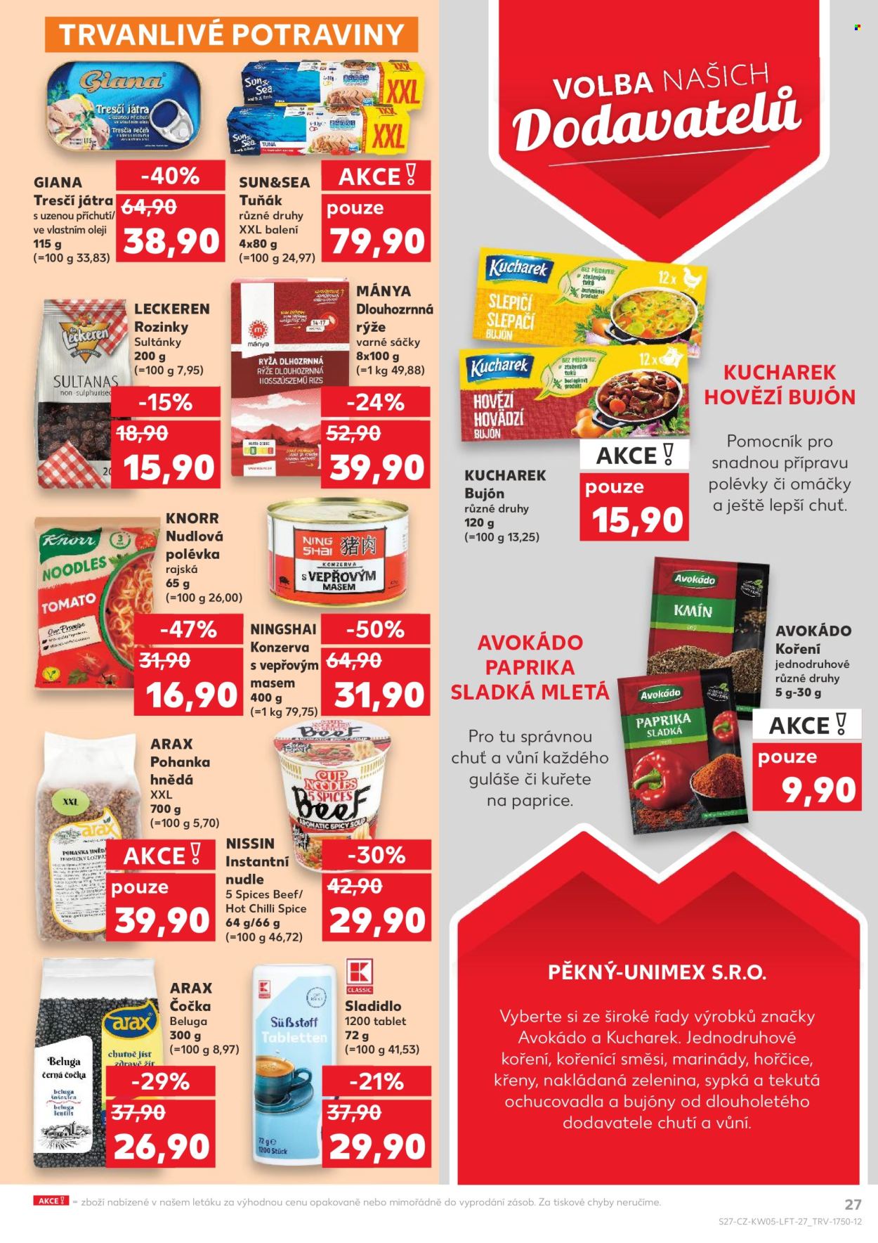 Leták Kaufland - 31.1.2024 - 6.2.2024. Strana 27