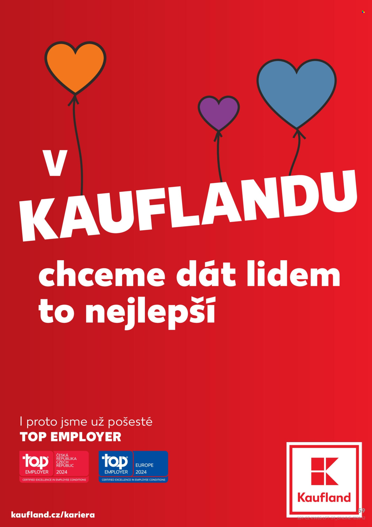 Leták Kaufland - 31.1.2024 - 6.2.2024. Strana 59