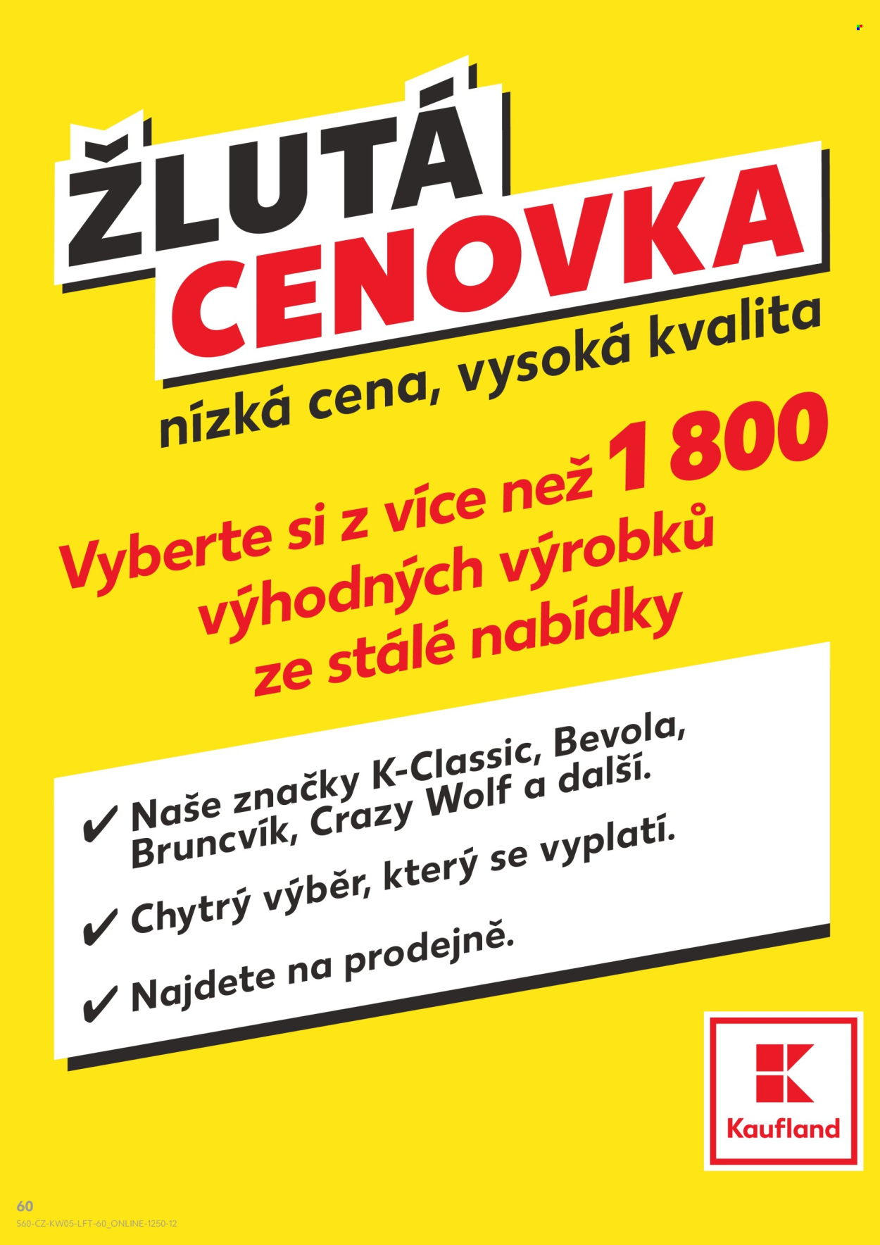 Leták Kaufland - 31.1.2024 - 6.2.2024. Strana 60