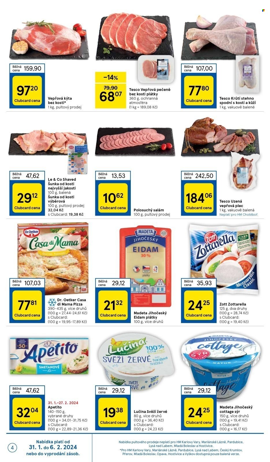 Leták TESCO - 31.1.2024 - 6.2.2024. Strana 4