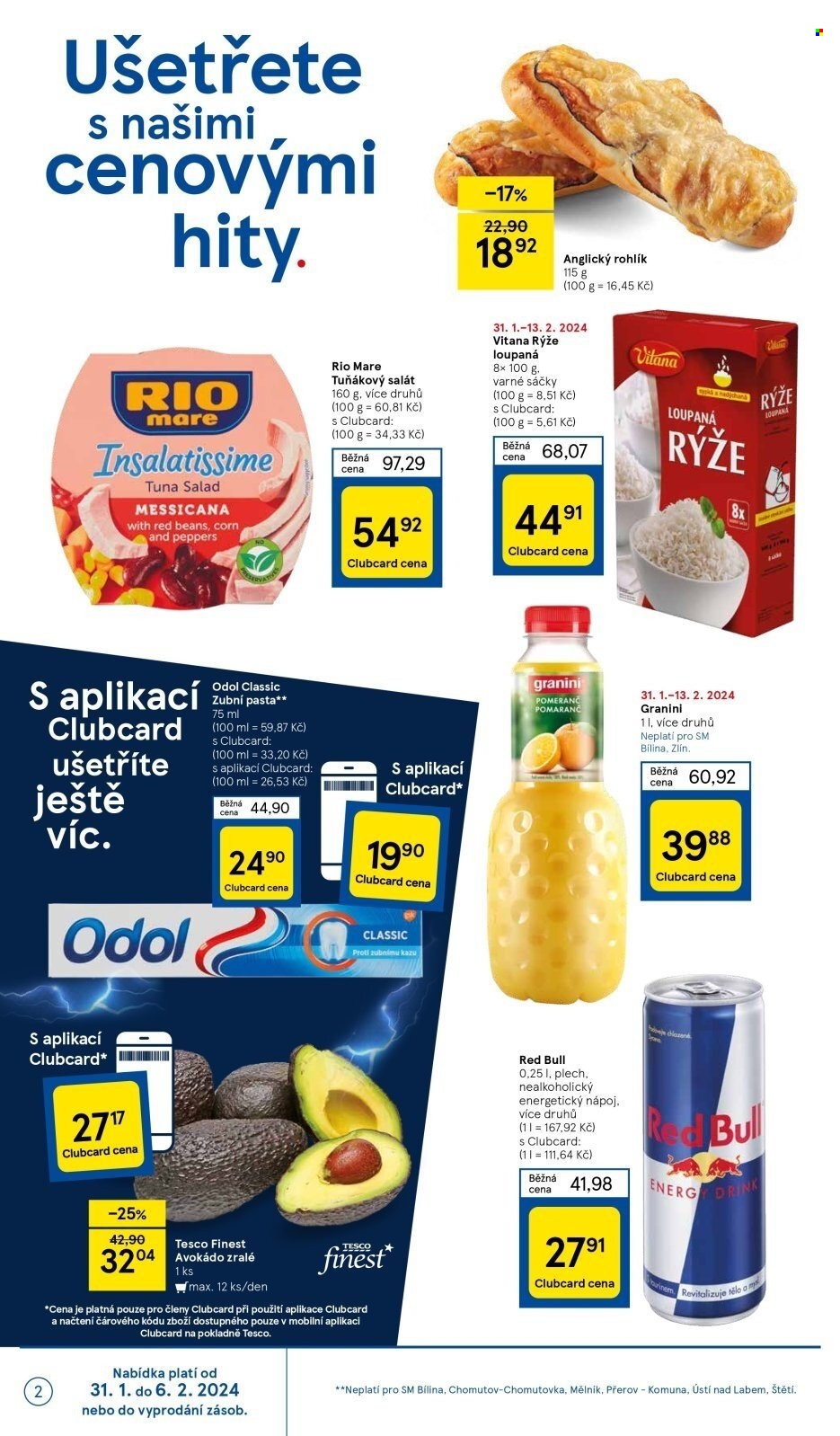 Leták TESCO supermarket - 31.1.2024 - 6.2.2024. Strana 2