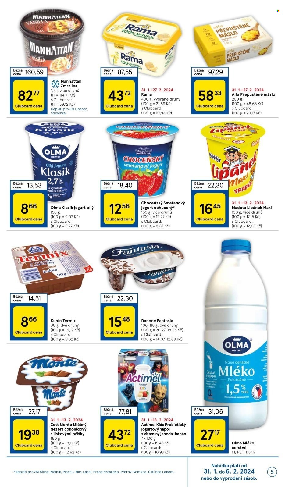 Leták TESCO supermarket - 31.1.2024 - 6.2.2024. Strana 5