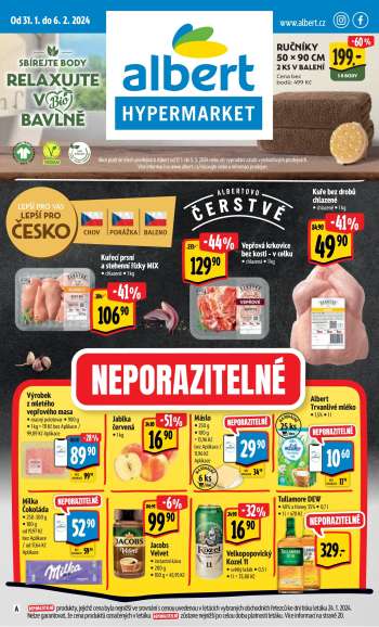 Leták Albert Hypermarket - 31.1.2024 - 6.2.2024.