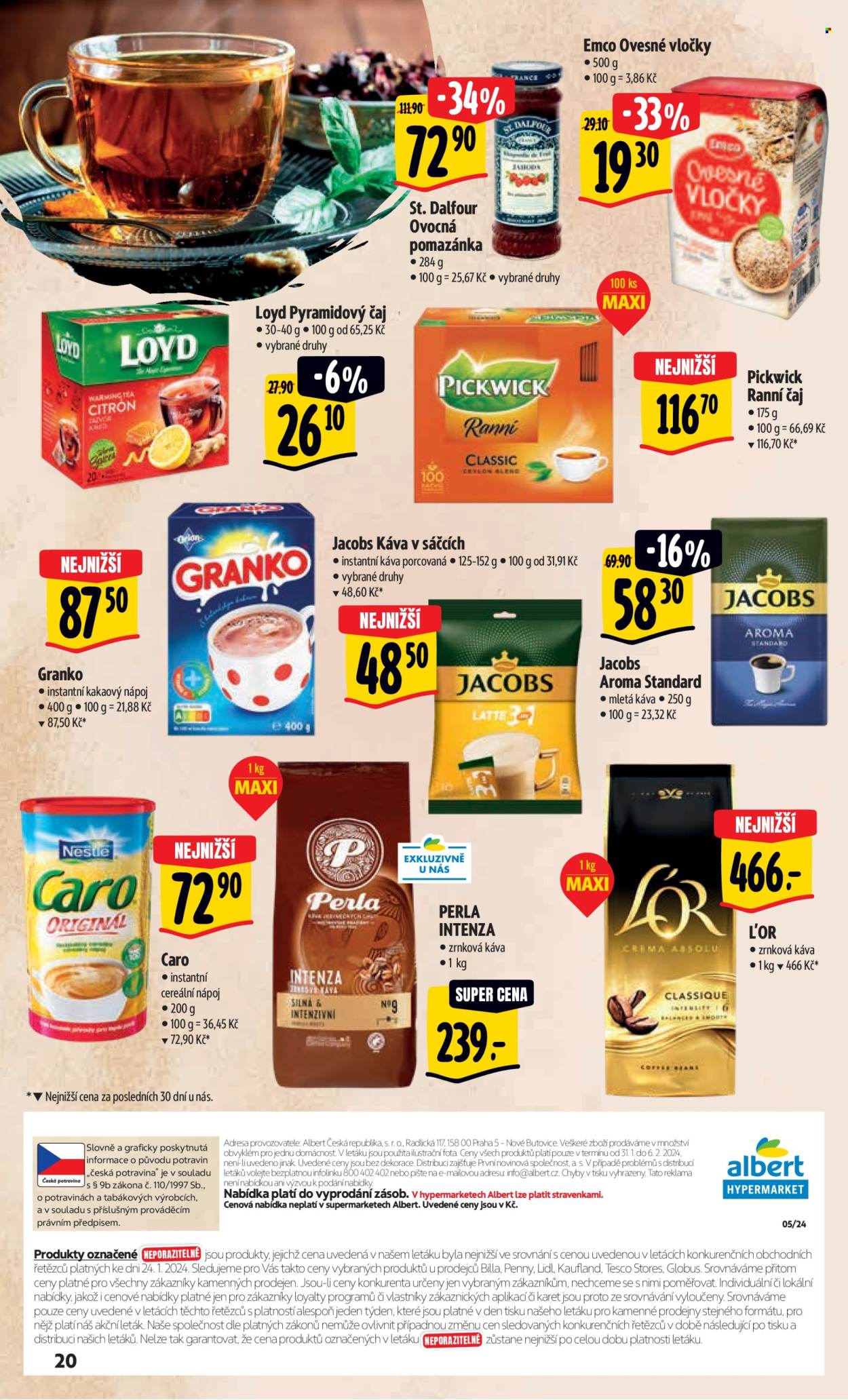 Leták Albert Hypermarket - 31.1.2024 - 6.2.2024. Strana 20