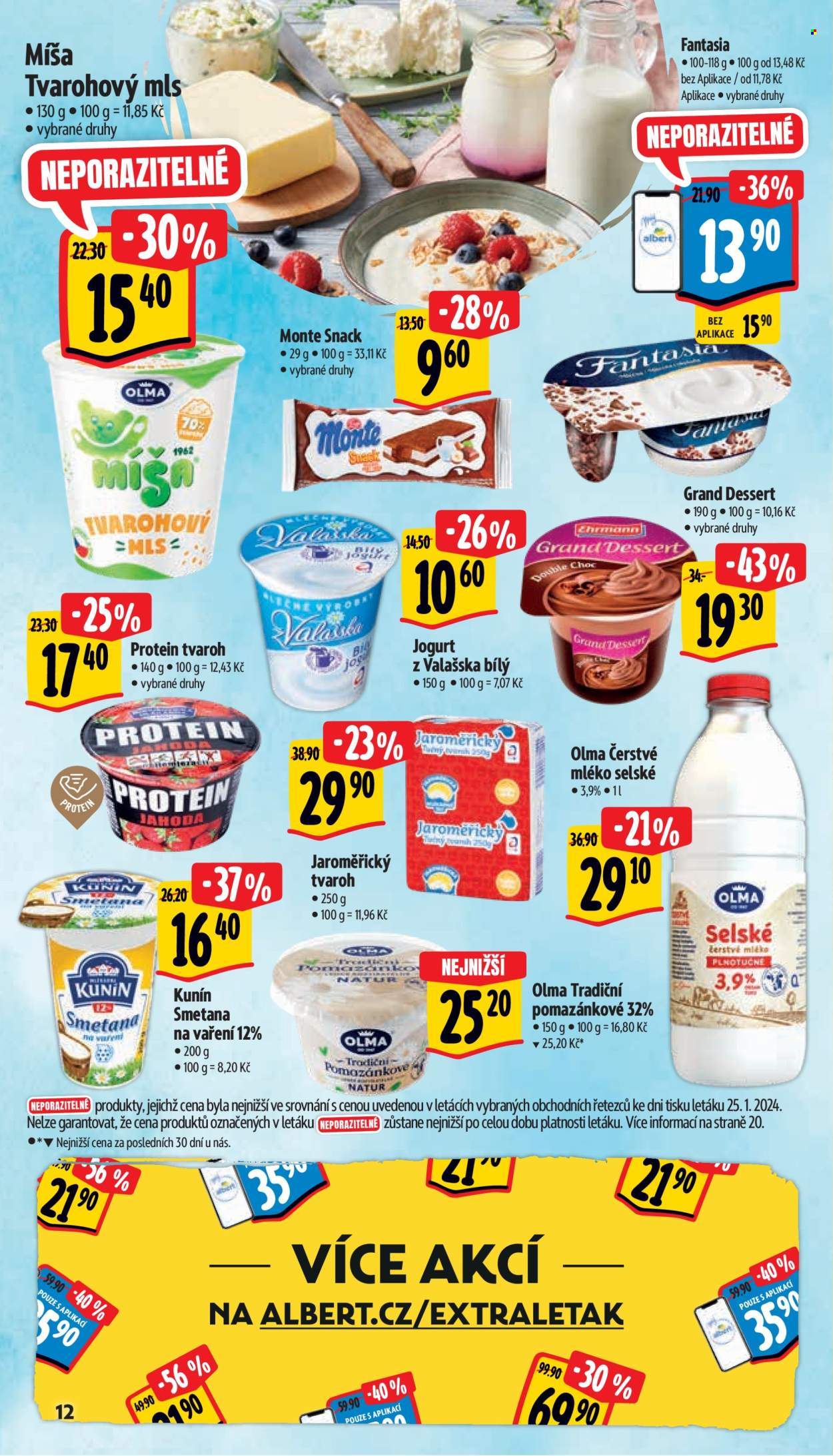 Leták Albert Supermarket - 31.1.2024 - 6.2.2024. Strana 12