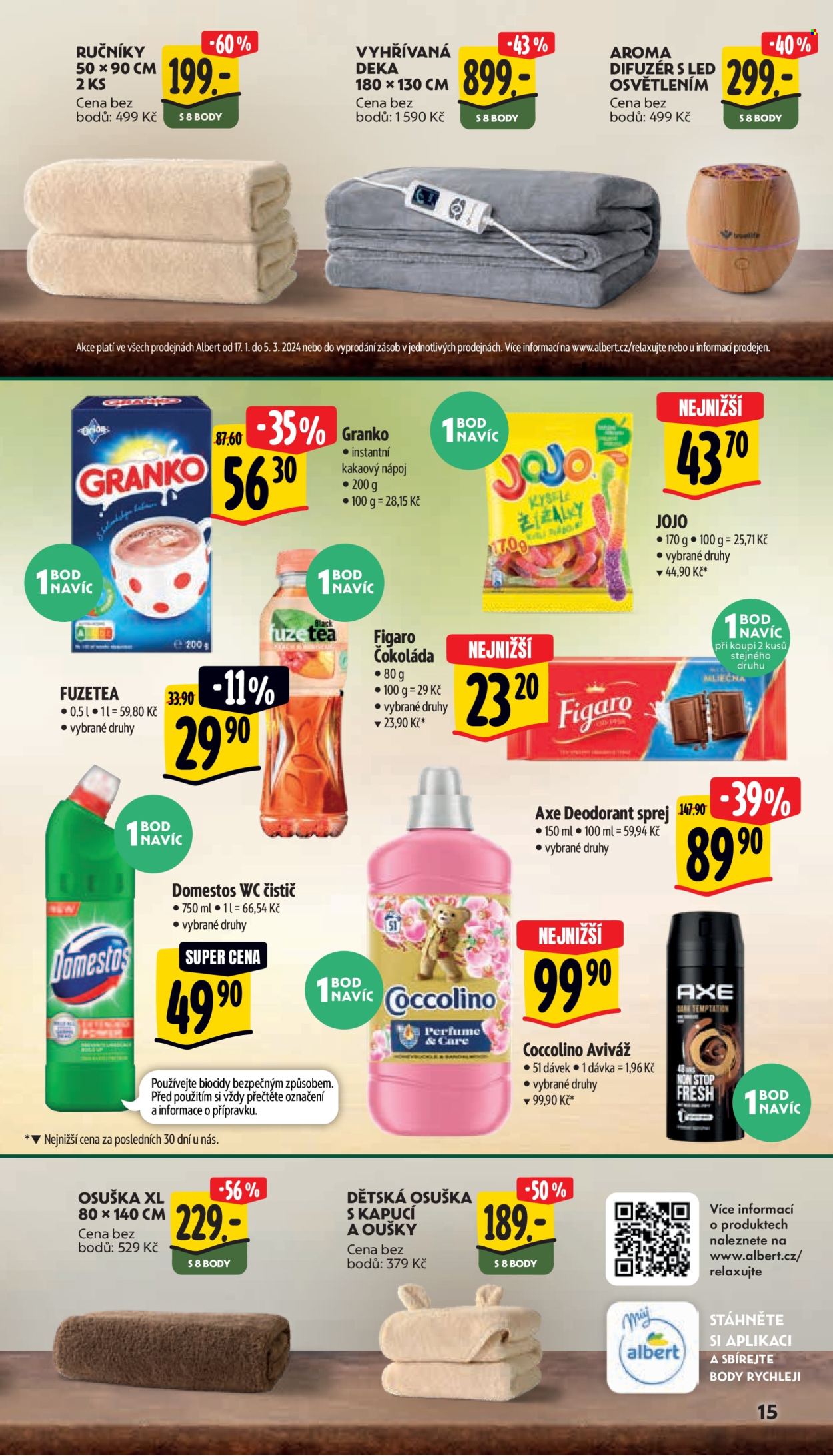 Leták Albert Supermarket - 31.1.2024 - 6.2.2024. Strana 15