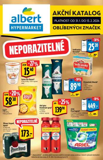 Leták Albert Hypermarket - 31.1.2024 - 13.2.2024.