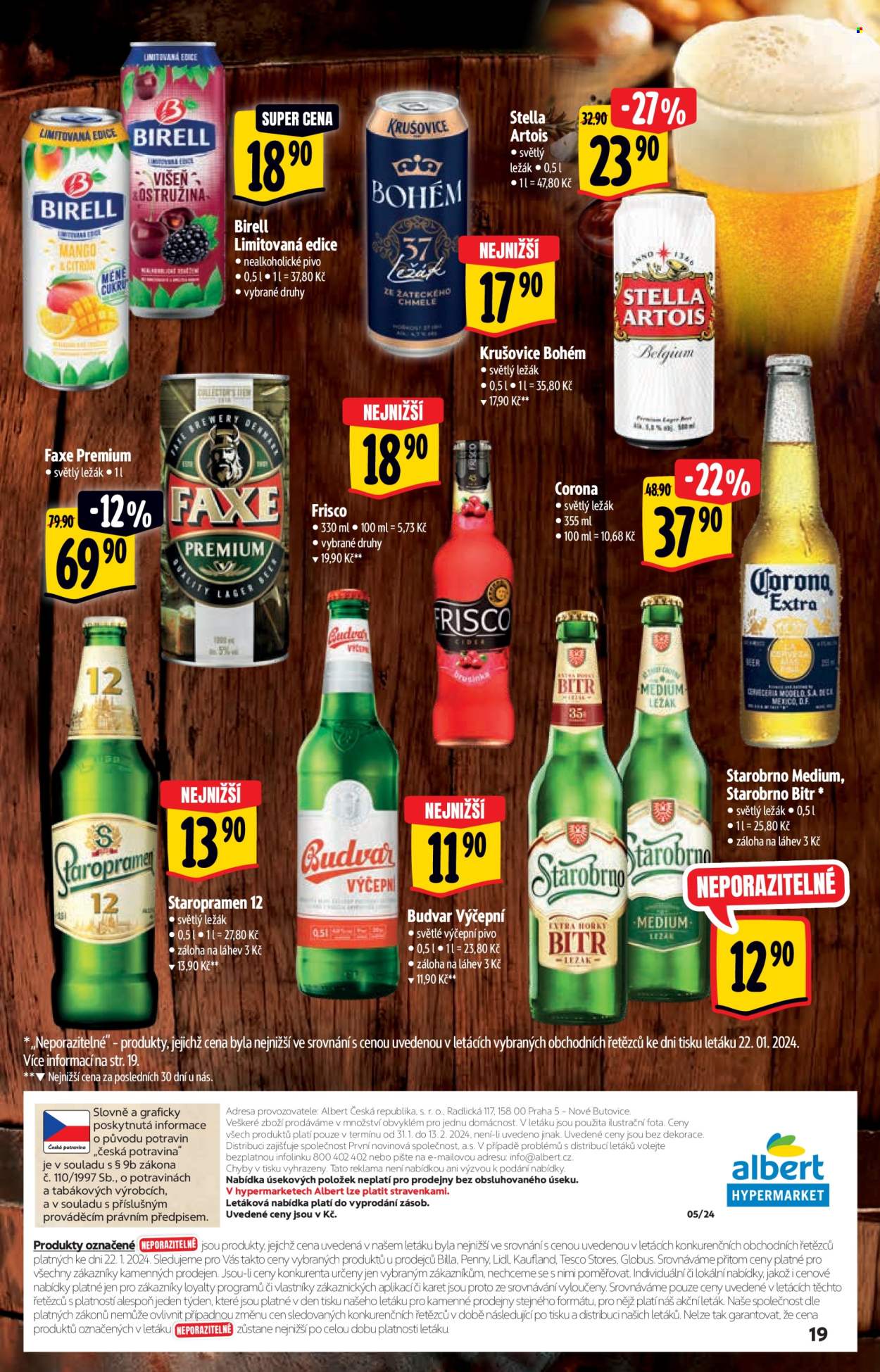 Leták Albert Hypermarket - 31.1.2024 - 13.2.2024. Strana 19