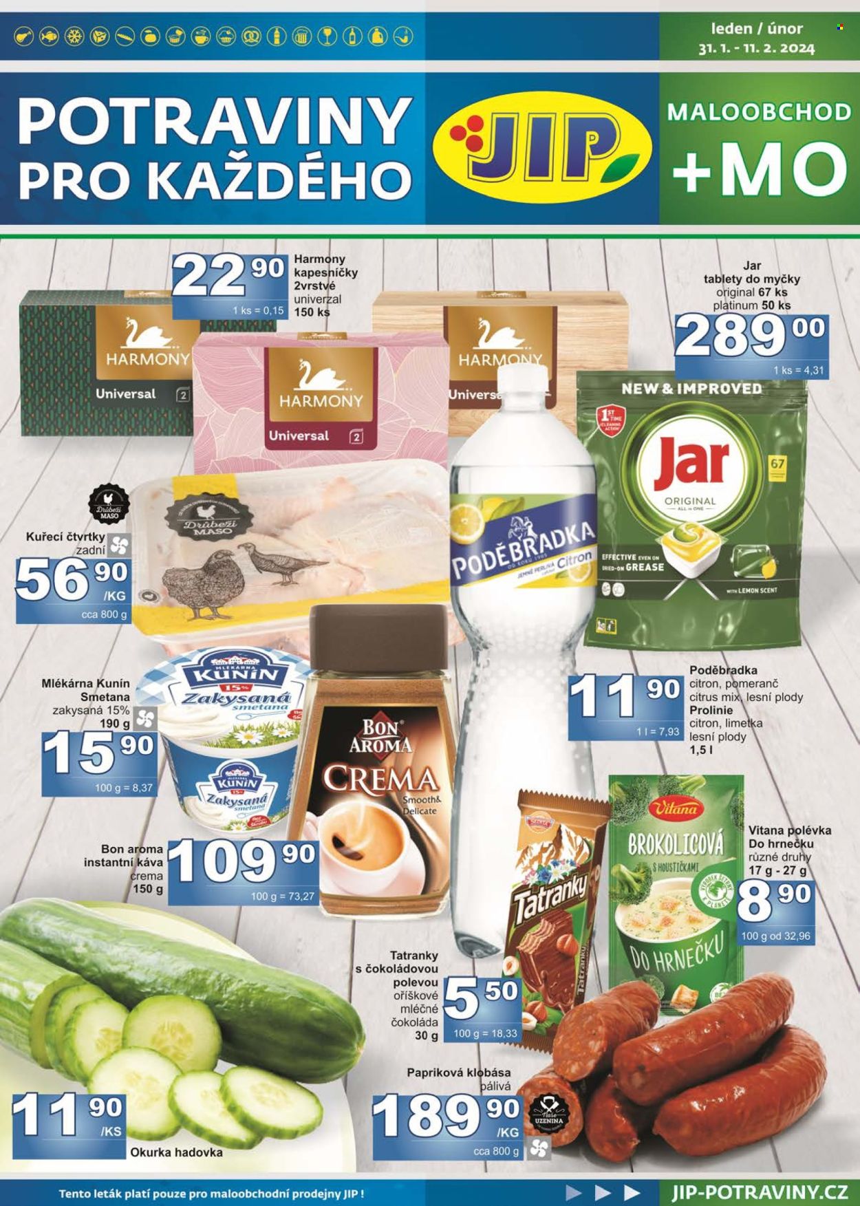 Leták JIP - 31.1.2024 - 11.2.2024. Strana 1