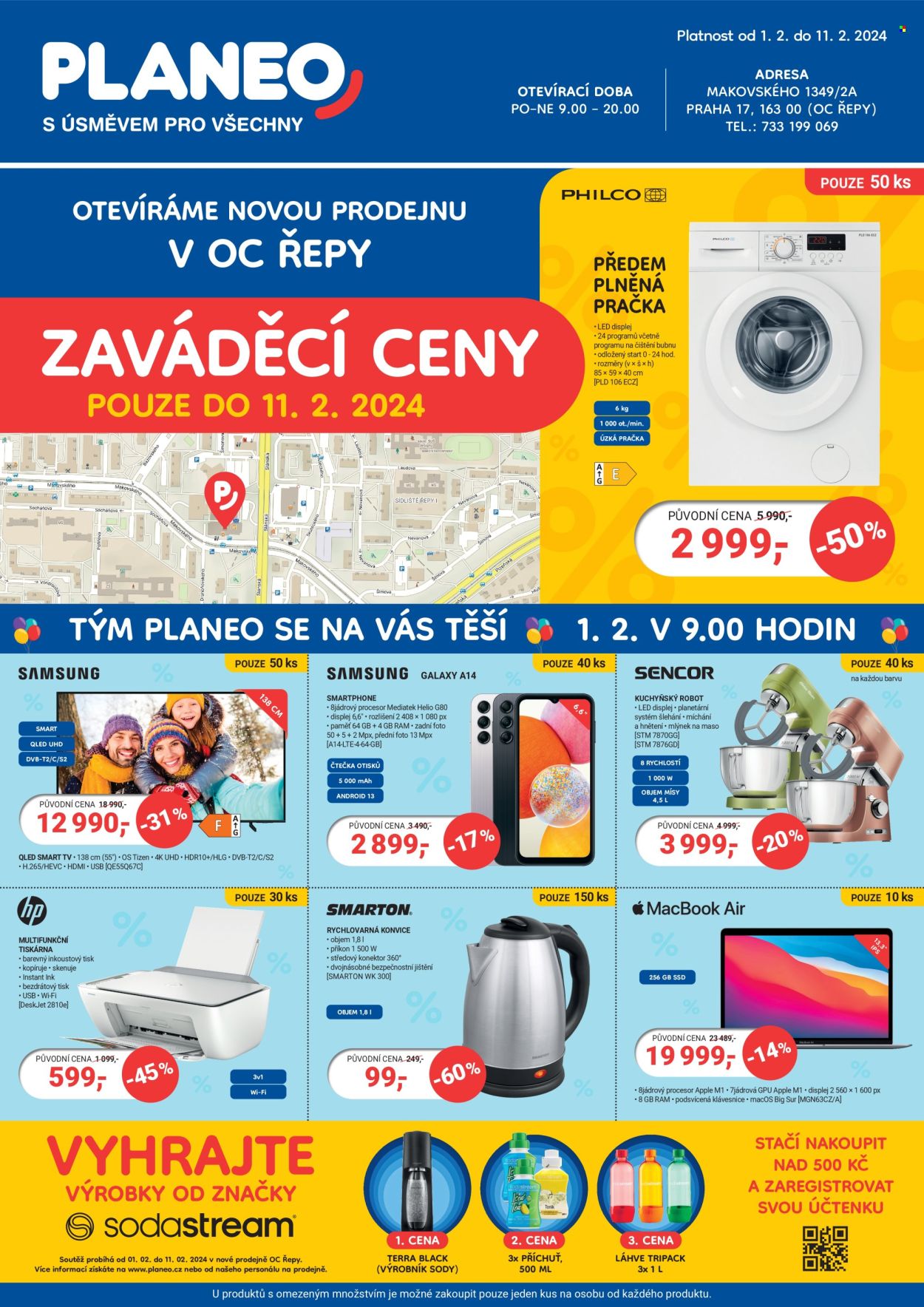 Leták PLANEO Elektro - 1.2.2024 - 11.2.2024. Strana 1
