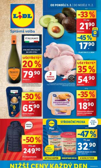 Leták Lidl - 5.2.2024 - 11.2.2024.