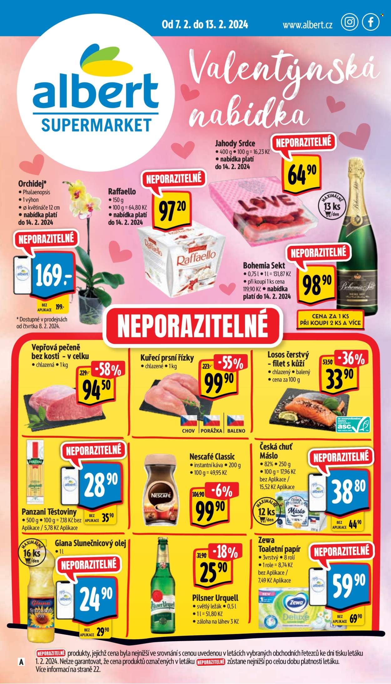Leták Albert Supermarket - 7.2.2024 - 13.2.2024. Strana 1