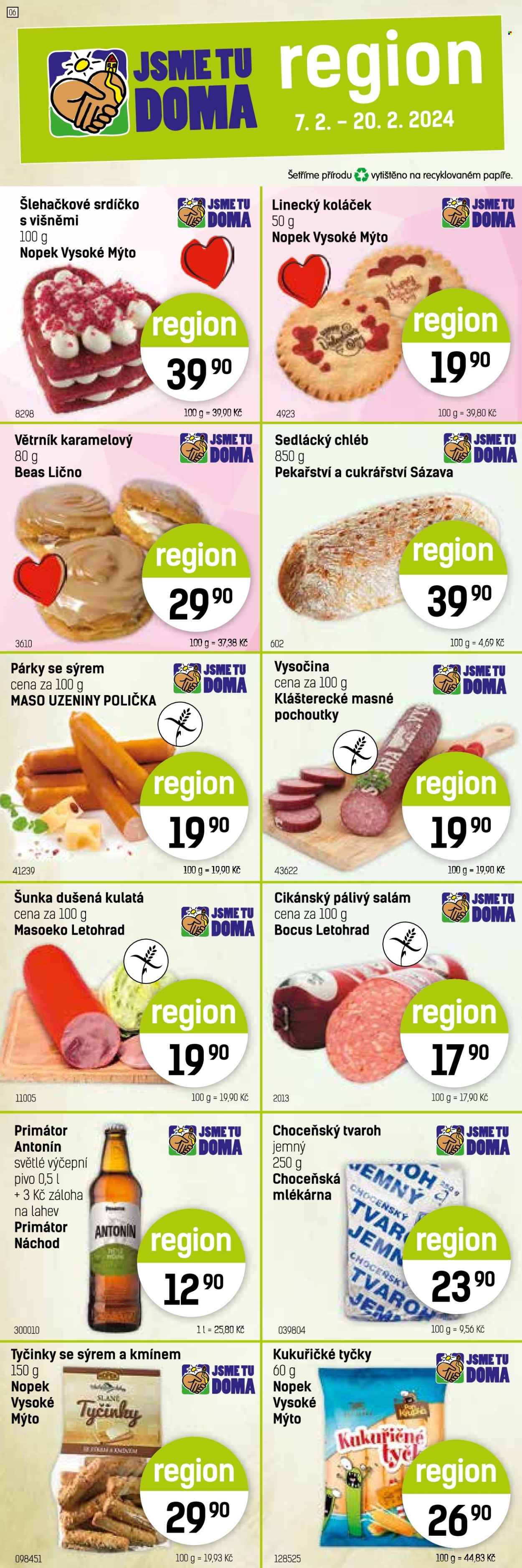 Leták Konzum - 7.2.2024 - 20.2.2024. Strana 2