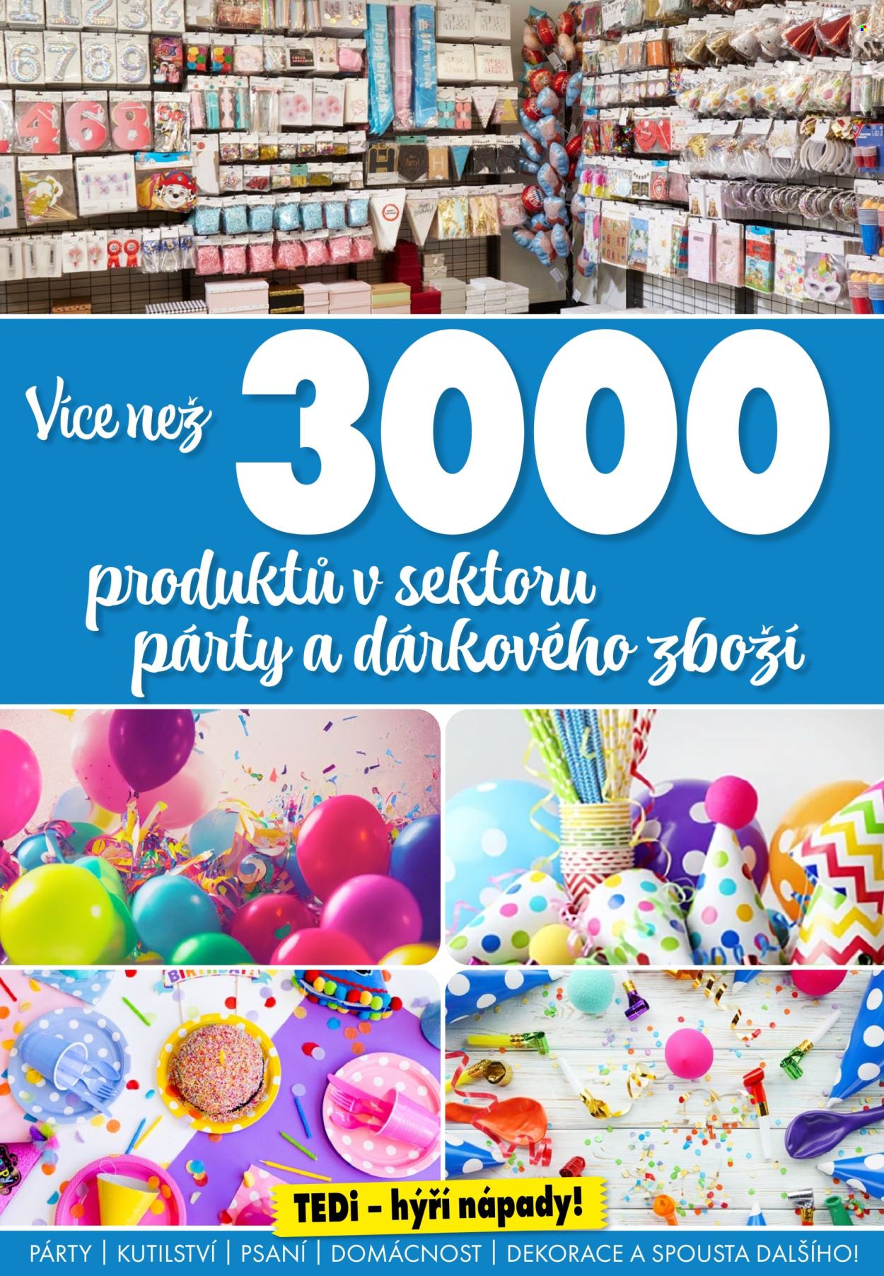 Leták TEDi. Strana 3
