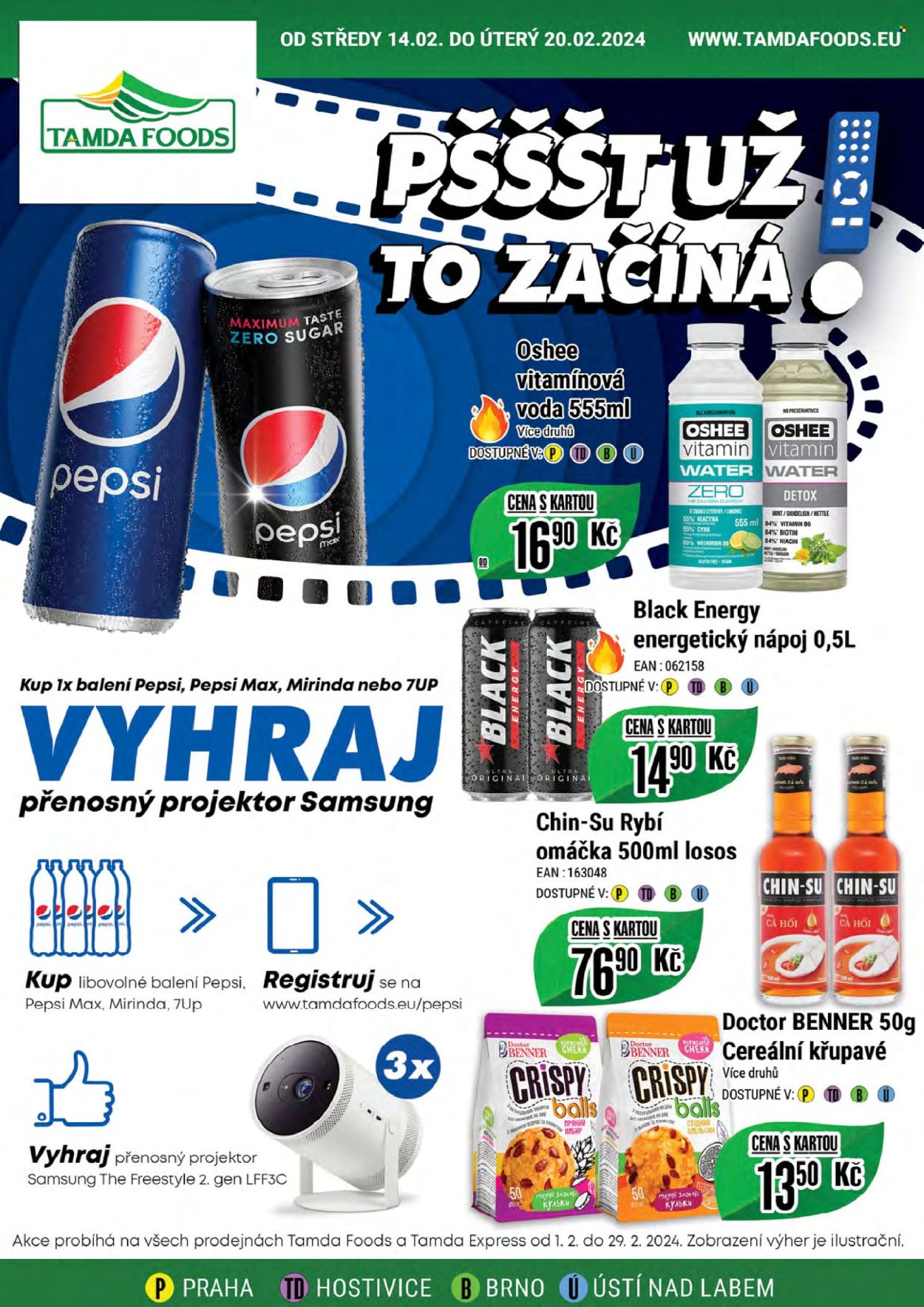 Leták Tamda Foods - 14.2.2024 - 20.2.2024. Strana 1