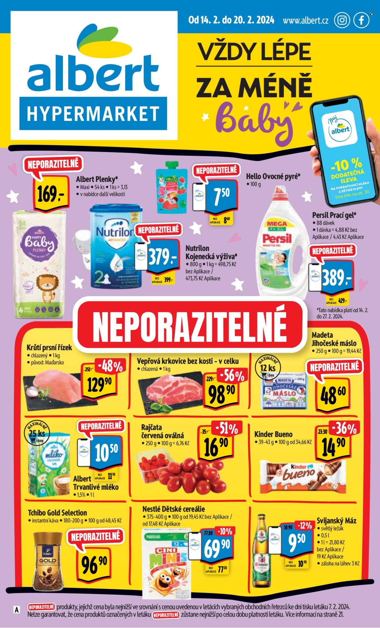 Leták Albert Hypermarket - 14.2.2024 - 20.2.2024. Strana 1