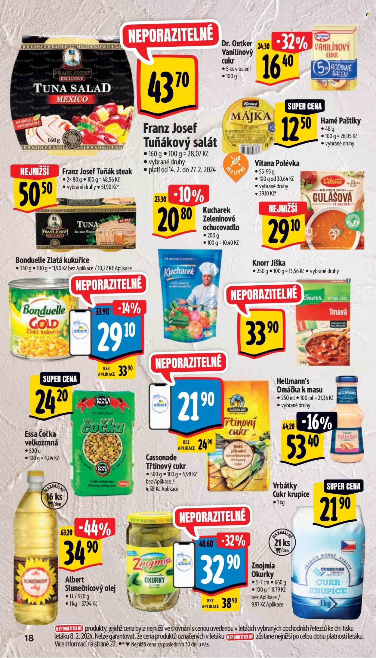 Leták Albert Supermarket - 14.2.2024 - 20.2.2024. Strana 18
