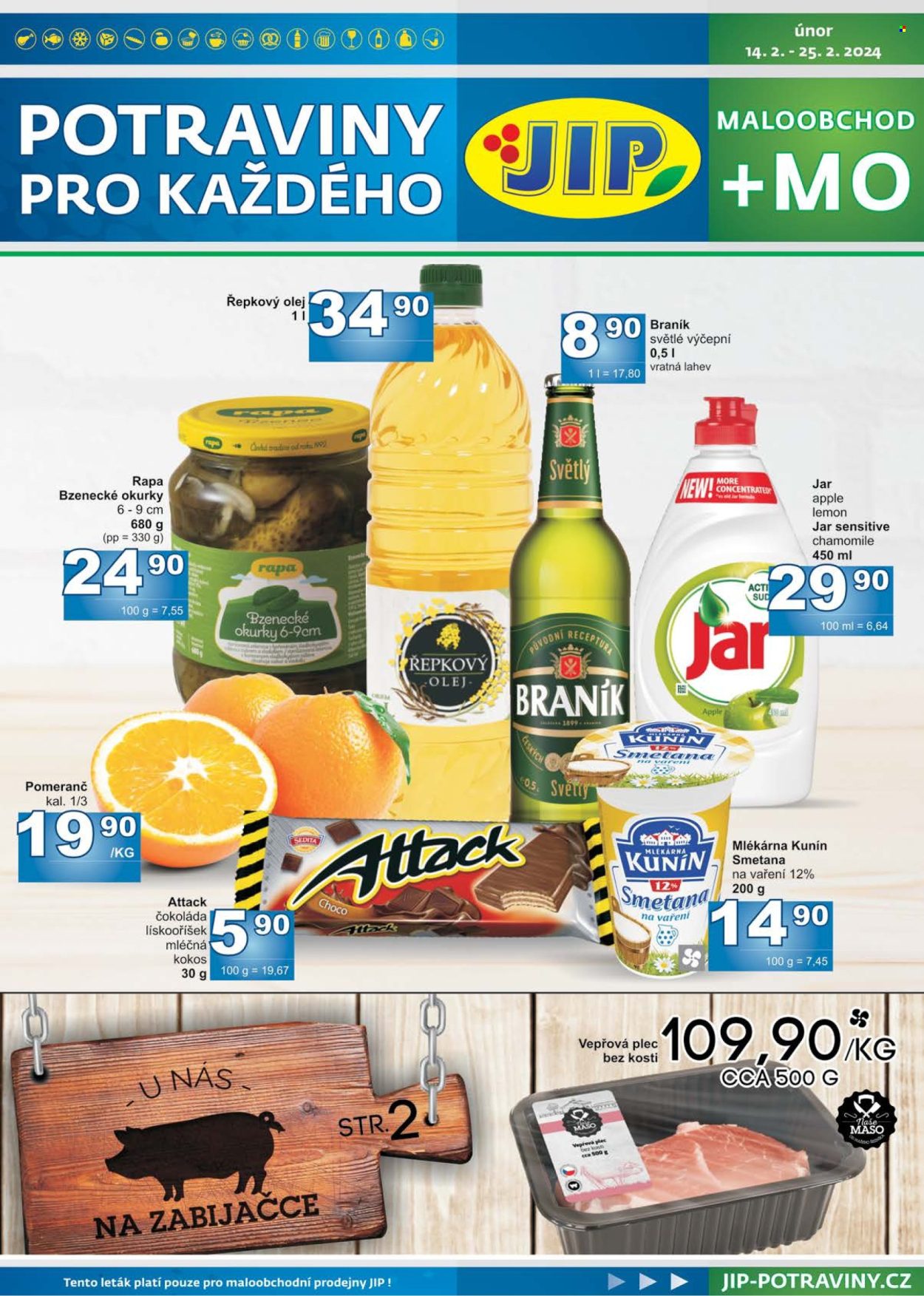 Leták JIP - 14.2.2024 - 25.2.2024. Strana 1