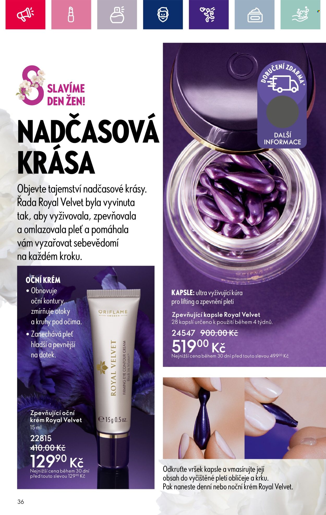 Leták ORIFLAME - 13.2.2024 - 4.3.2024. Strana 36
