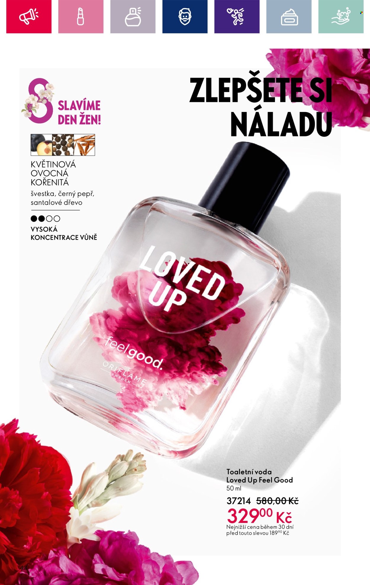Leták ORIFLAME - 13.2.2024 - 4.3.2024. Strana 44