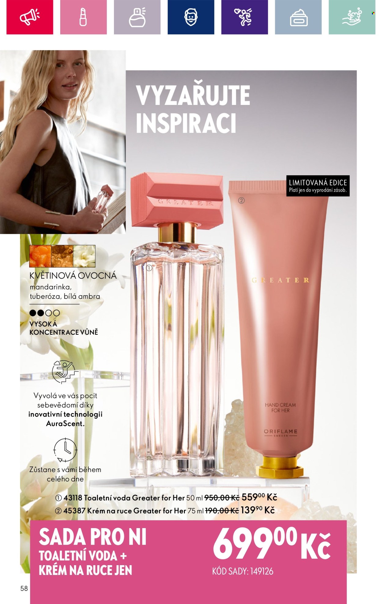 Leták ORIFLAME - 13.2.2024 - 4.3.2024. Strana 58