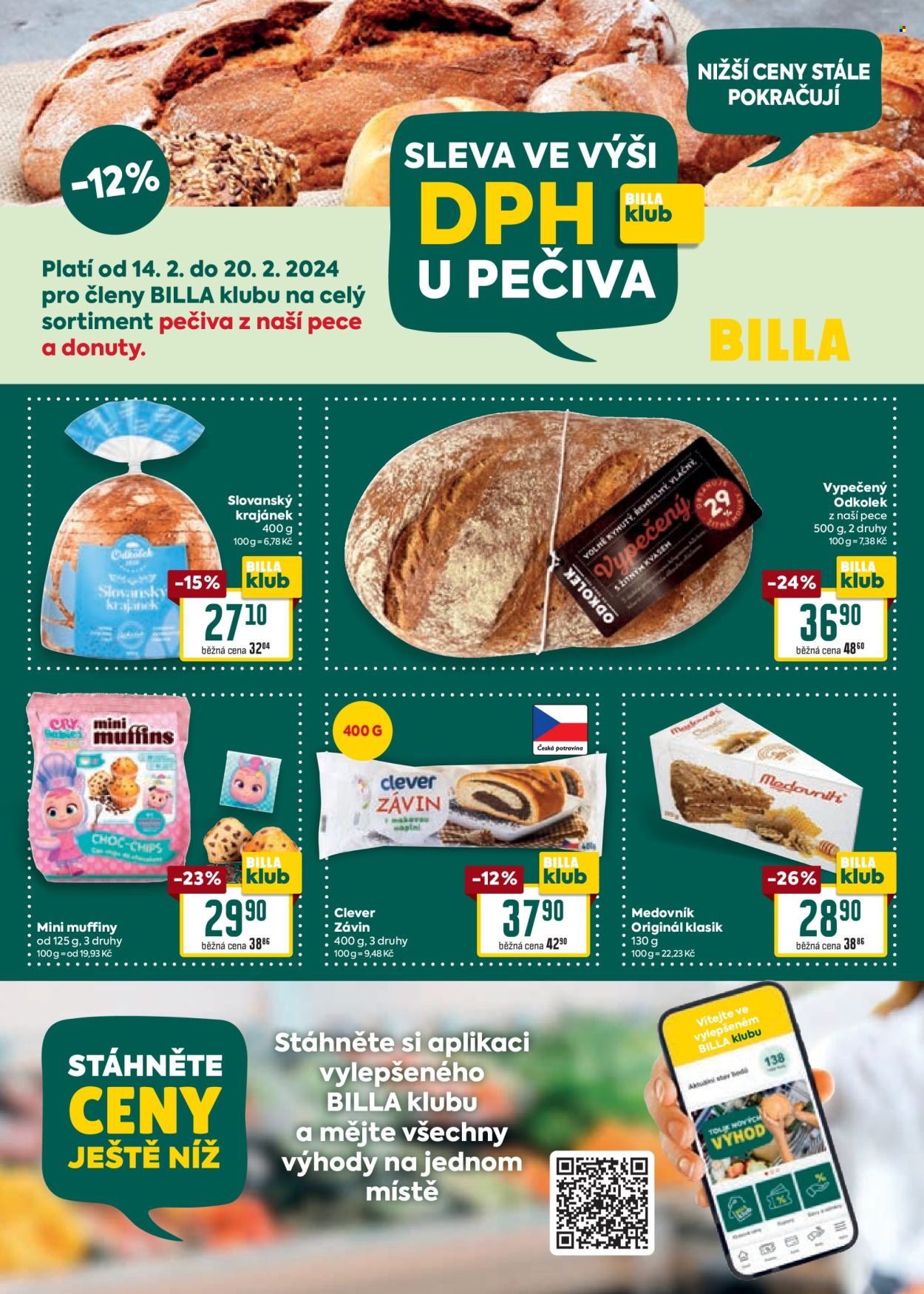 Leták BILLA - 14.2.2024 - 20.2.2024. Strana 3