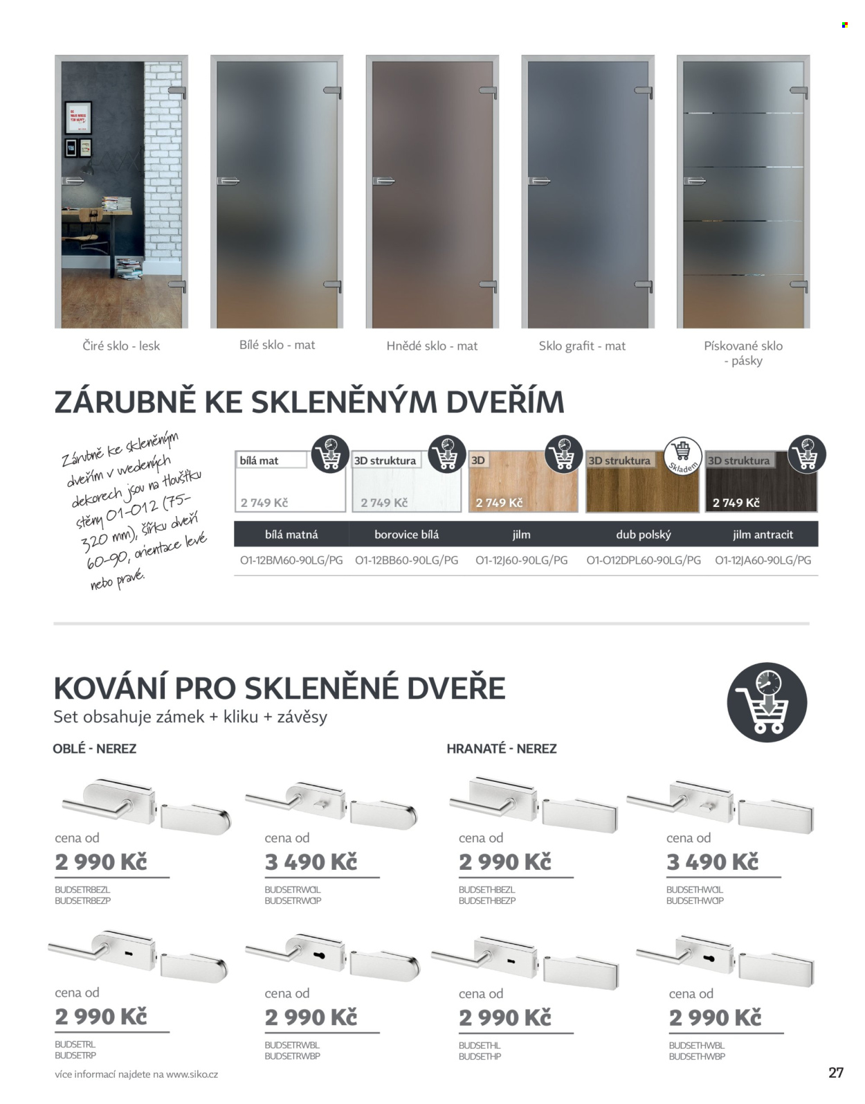 Leták SIKO KOUPELNY. Strana 27