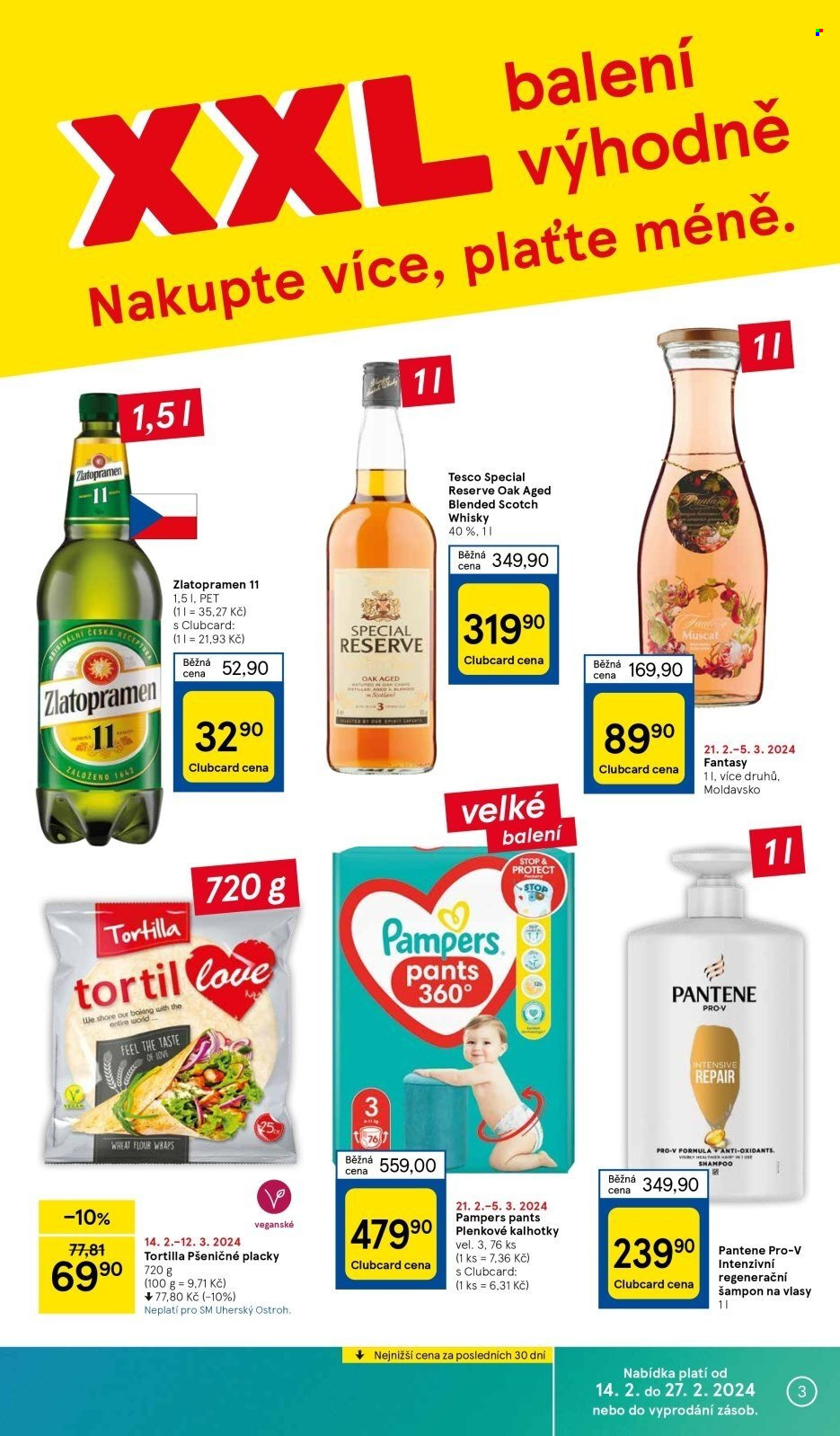 Leták TESCO supermarket - 21.2.2024 - 27.2.2024. Strana 3