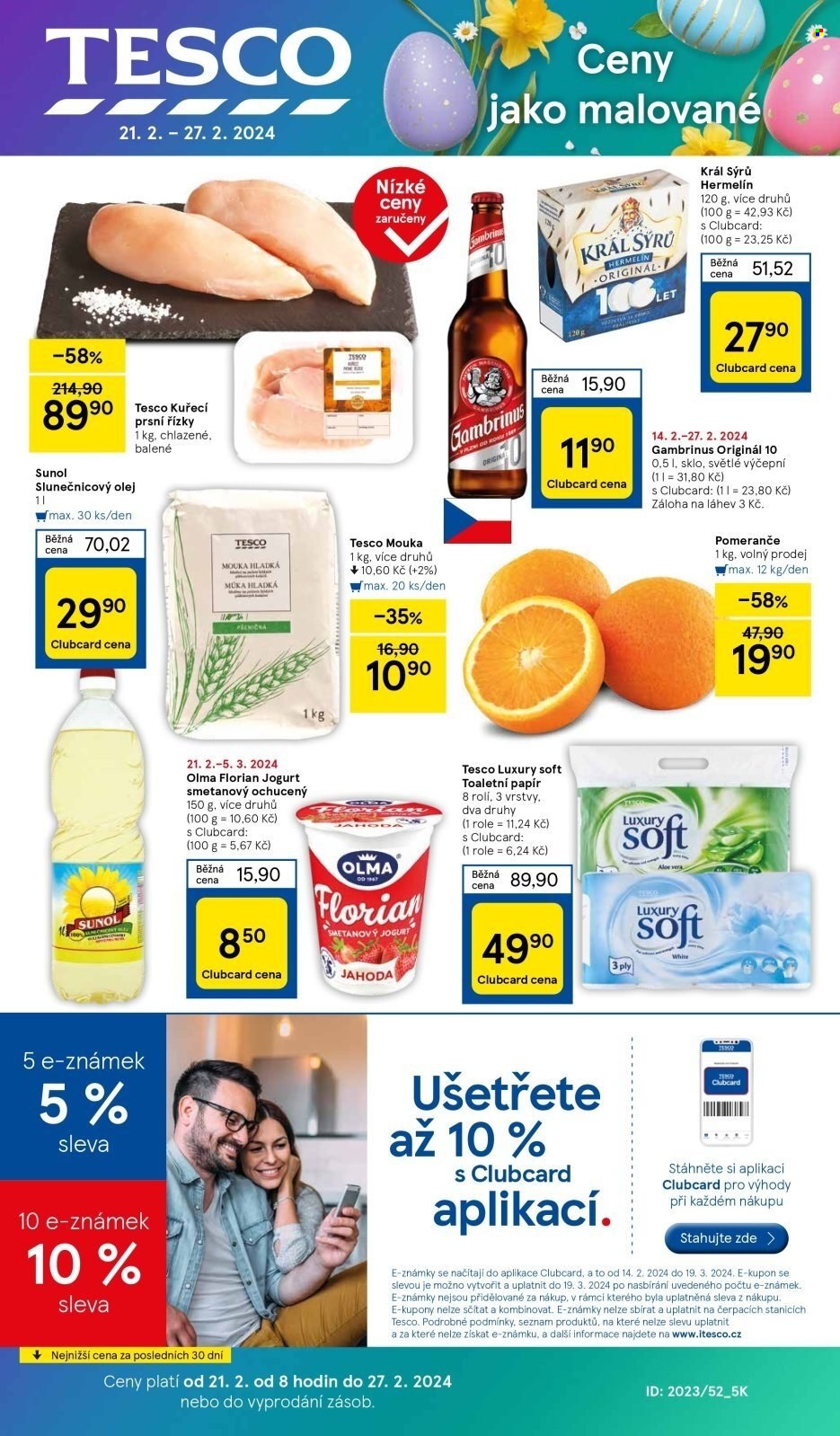 Leták TESCO - 21.2.2024 - 27.2.2024. Strana 1