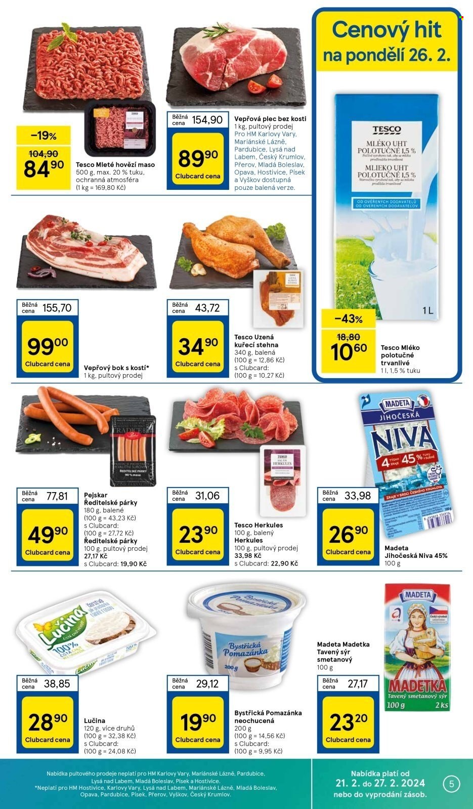 Leták TESCO - 21.2.2024 - 27.2.2024. Strana 5