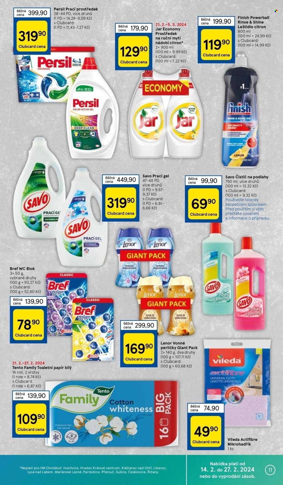 Leták TESCO - 21.2.2024 - 27.2.2024. Strana 11