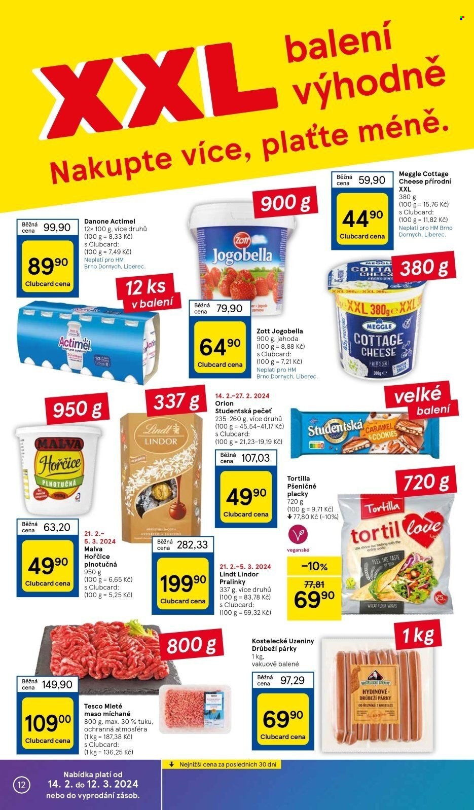 Leták TESCO - 21.2.2024 - 27.2.2024. Strana 12