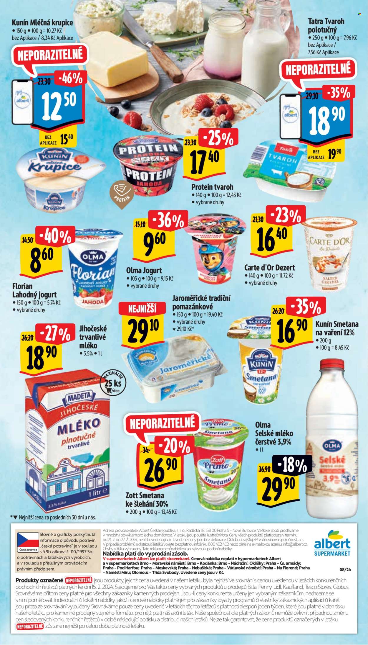 Leták Albert Supermarket - 21.2.2024 - 27.2.2024. Strana 8