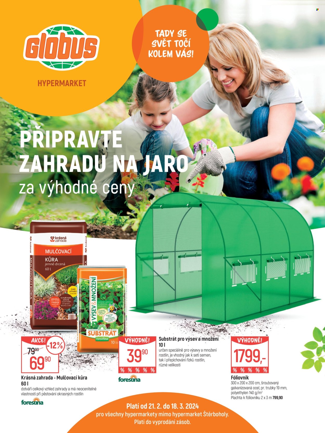 Leták Globus - 21.2.2024 - 18.3.2024. Strana 1